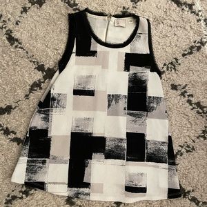 Black and white Anthropologie Top
